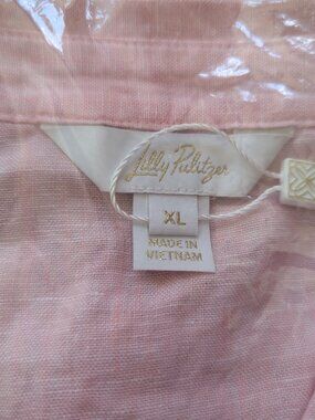 Lilly Pullitzer Carden Ruffle Top size XL